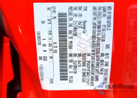 2013 Ford Focus Se z USA, uszkodzony, nr VIN 1FADP3F24DL131417